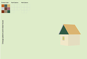 HTML5房屋自定义装饰网页动画效果